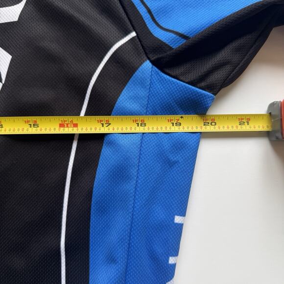 VEOBIKE Cycling Jersey XL Long Sleeve Full Zip Mens Polyester MTB Bike Shirt - Picture 6 of 6